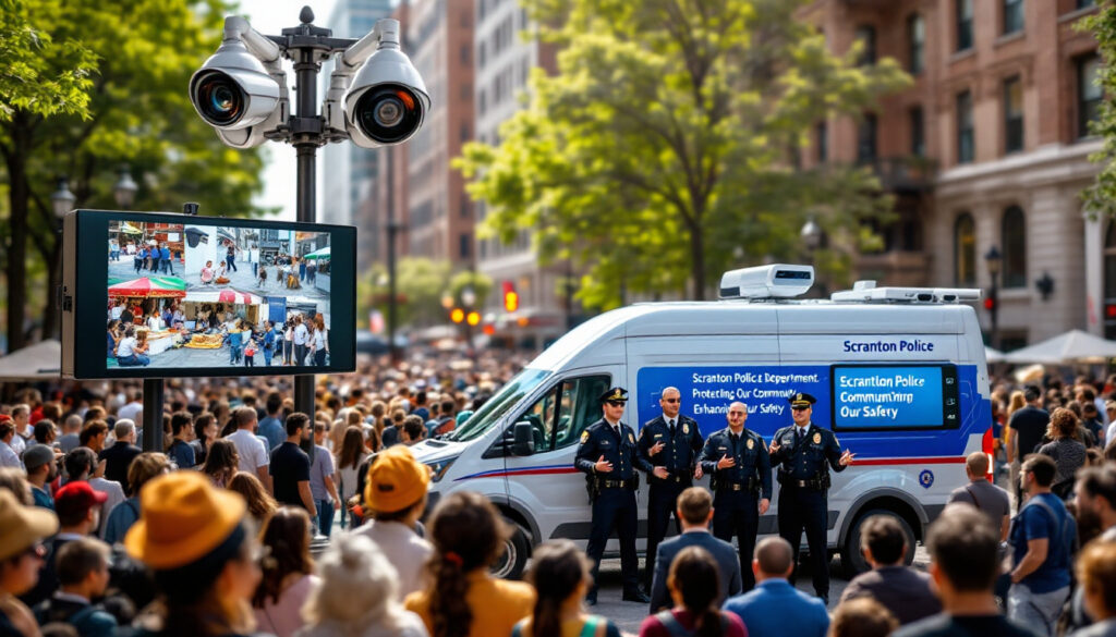 découvrez comment la police de scranton met en œuvre une technologie de surveillance innovante pour améliorer la sécurité lors des événements en ville, garantissant ainsi la protection des citoyens et la sérénité des festivités.