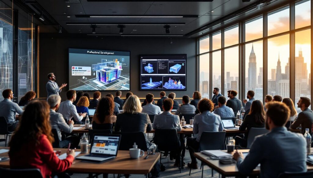 participez à l'événement de perfectionnement professionnel organisé par le groupe de recherche bim sur les innovations technologiques en 2025. découvrez les dernières avancées et networkez avec des experts lors de cet événement incontournable présenté par utm newshub.