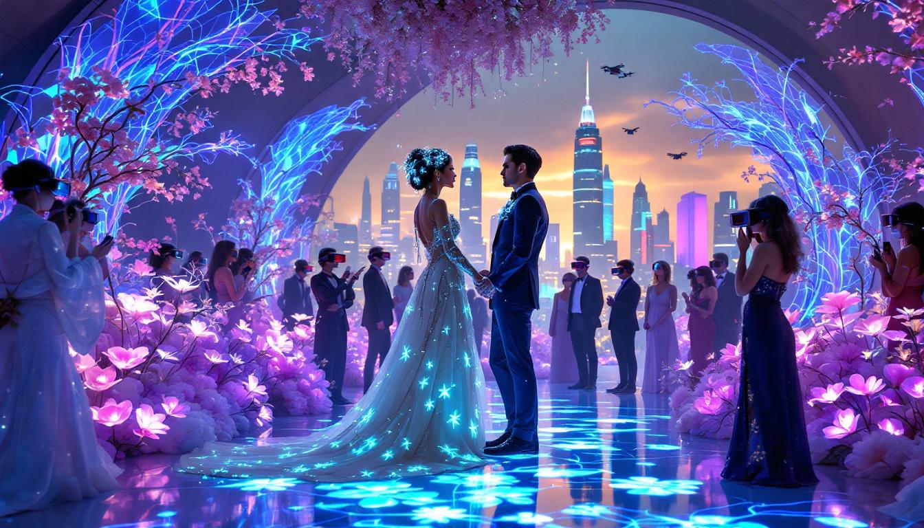 découvrez comment le mariage légendaire qui n'a lieu qu'une fois tous les 1000 ans a été marqué par l'innovation, grâce à ambani. plongez dans l'histoire fascinante de la technologie événementielle qui a transformé cet événement extraordinaire en un chef-d'œuvre de modernité et de grandeur.