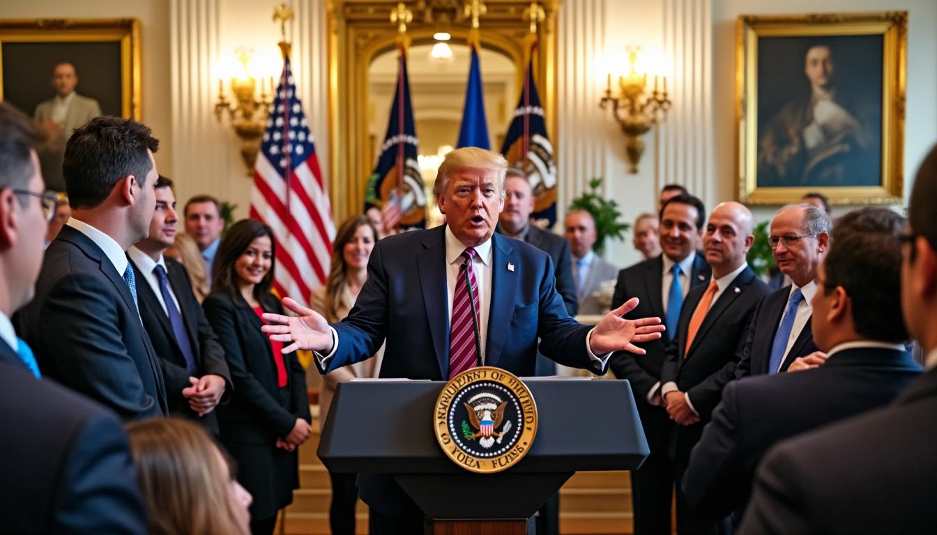 rejoignez-nous pour découvrir comment donald trump participe à l'événement 'faire de la technologie de la santé un succès' à la maison blanche, mettant en lumière des innovations majeures et des stratégies pour transformer le secteur de la santé grâce à la technologie.