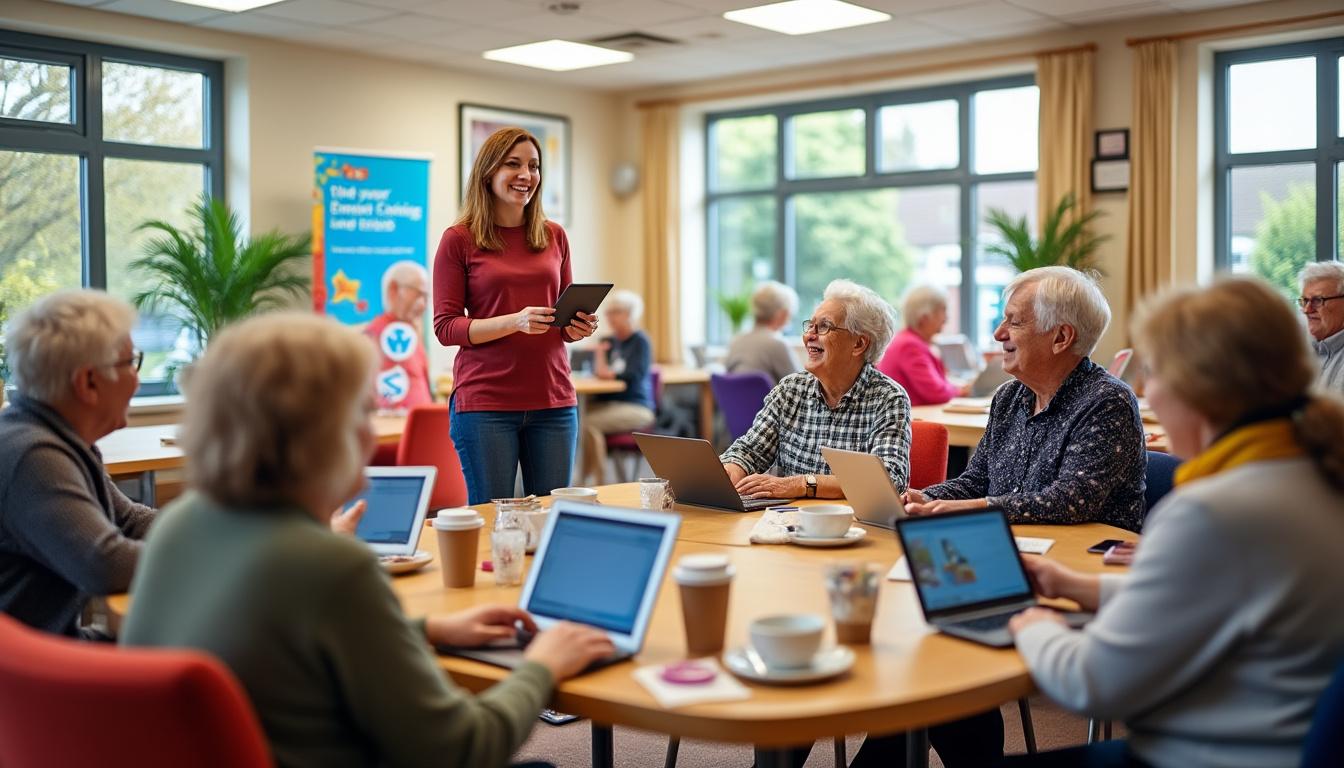 participez à un événement unique organisé par le hampshire chronicle pour aider les seniors à gagner en confiance avec les nouvelles technologies, grâce à des ateliers pratiques et des conseils personnalisés.
