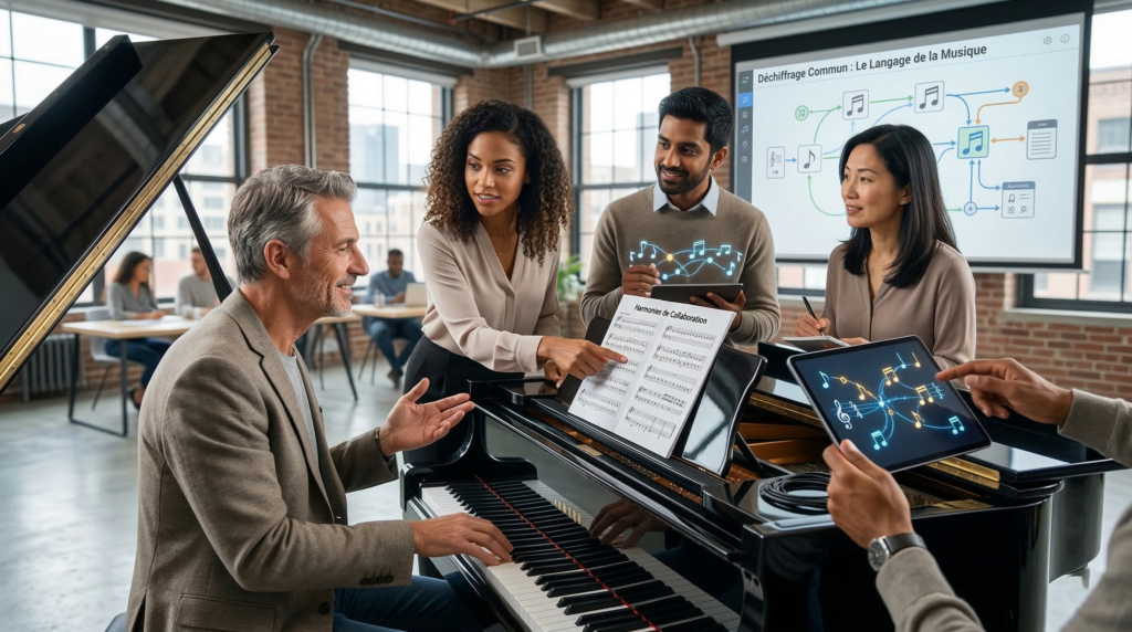 Le solfège piano est le nouveau langage pour la collaboration