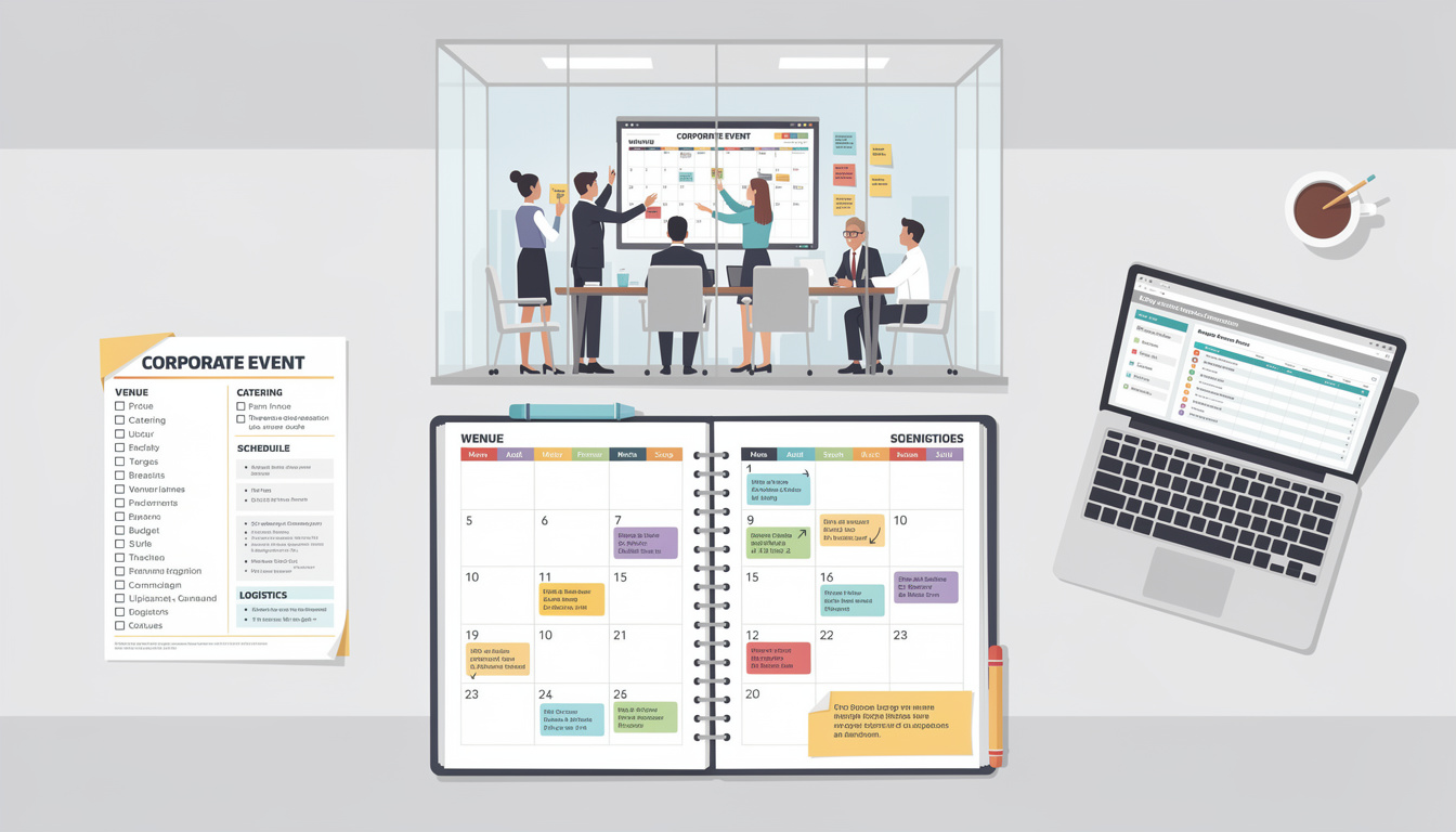 découvrez notre check-list complète pour bien organiser un événement en entreprise, étape par étape, et assurer le succès de votre projet.